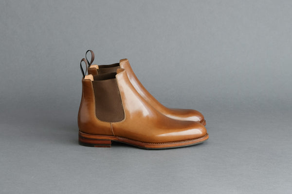 Zonkey Boot hand welted Chelsea boots from Raw Sienna Bavarian Calf leather