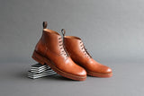 TwoOneSeven.Woodstock Derby Boots from Horsehide Rovescio