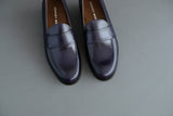 TwoZeroEight.Midnight College Loafers with Bologna Soles