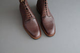 TwoThreeOne.Marco Wholecut Derby Boots from Shrunken Bull Leather