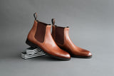 ZeroThreeThree.Liam Chelsea Boots From Long Grain Russian Calf