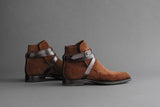 ZeroThreeFour.Jodhpur VII Strap Jodhpur Boots From Calf Suede