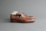 ZeroFourZero.Jasper Classic Slip-ons With Hand Sewn Aprons from Bavarian Calf