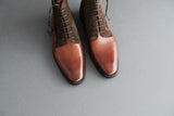 OneFourTwo.Cole Derby Boots from Russian Calf and Suede