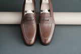 ZeroThreeEight.Miles Penny Loafers from Bavarian Grain Calf