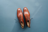 TwoThreeEight.Este Split-Toe Derby Boots From Russian Calf