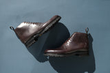 TwoThreeOne.Zinc Wholecut Derby From Bavarian Calf Leather