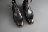 TwoThreeOne.Noir Wholecut Derby Boots from Russian Reindeer