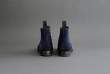 ZeroThreeThree.Warhol Blue Suede Chelsea Boots