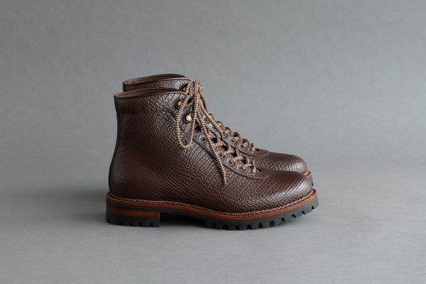 Zonkey Boot Norvegese hiking boots in Brown Shark Leather 