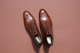 OneSevenOne.Balmoral IV Brown Balmoral Boots from Bavarian Calf