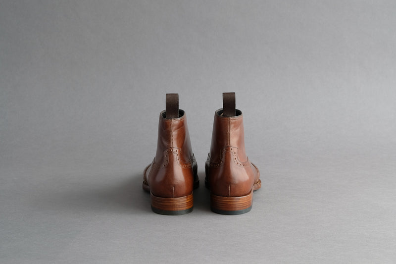 OneSevenOne.Balmoral IV Brown Balmoral Boots from Bavarian Calf