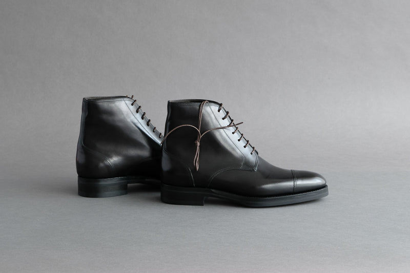 ZeroTwoTwo.Lyon Derby Boots from French Aniline Calf