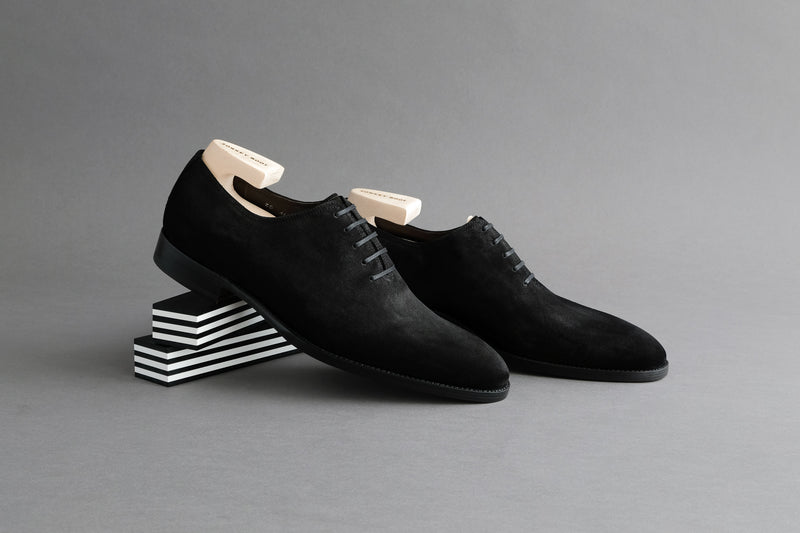 OneFourFour.Cristobal Wholecut Oxfords From Calf Suede