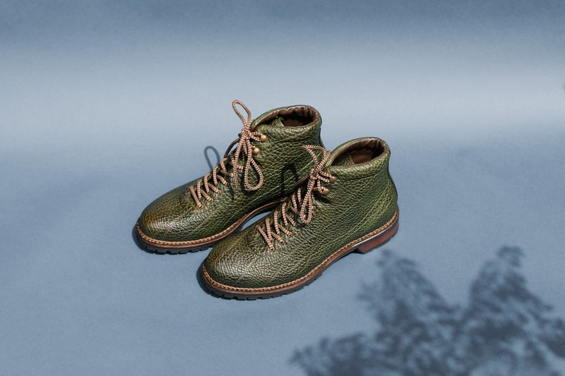 OneFiveFour.Midori Hiking Boots from Shrunken Bull Leather