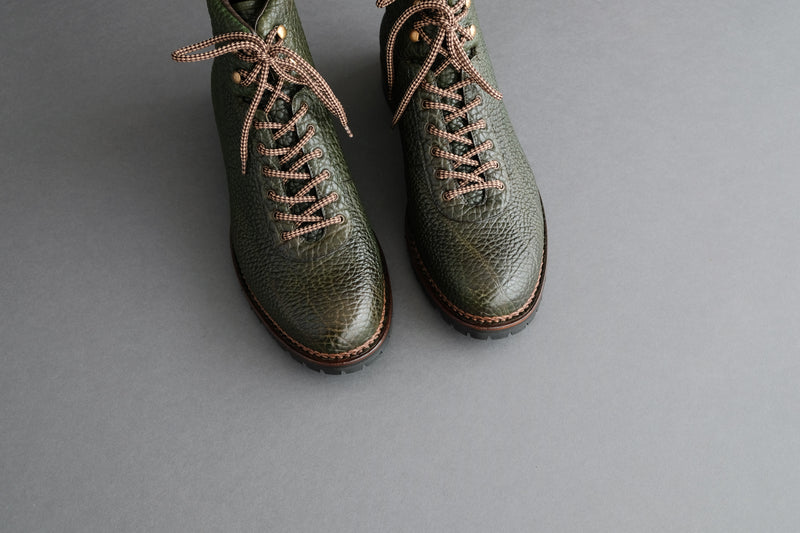 OneFiveFour.Midori Hiking Boots from Shrunken Bull Leather