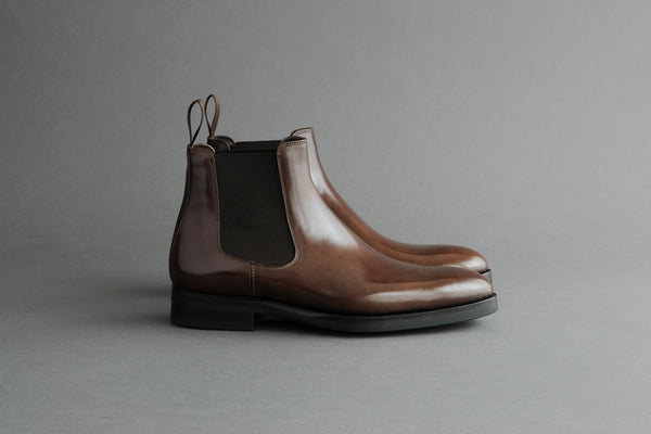 ZeroThreeThree.Umber Classic Chelsea Boots From Bavarian Calf Leather