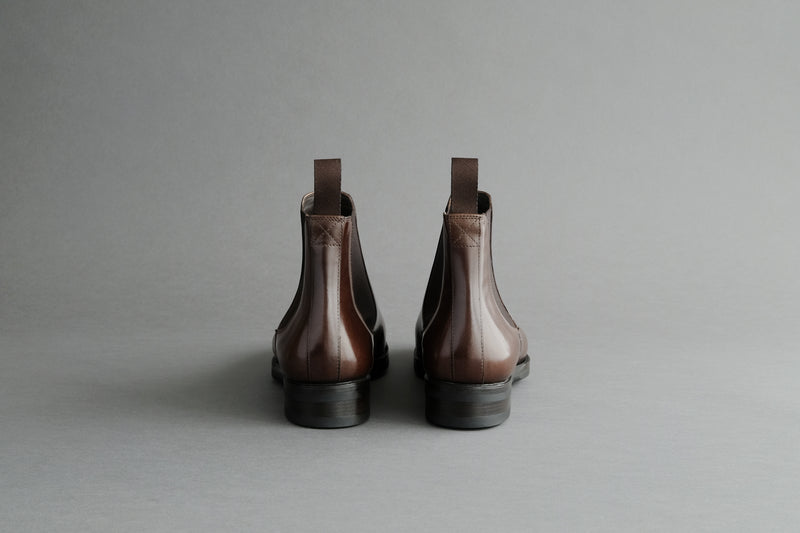 ZeroThreeThree.Umber Classic Chelsea Boots From Bavarian Calf Leather
