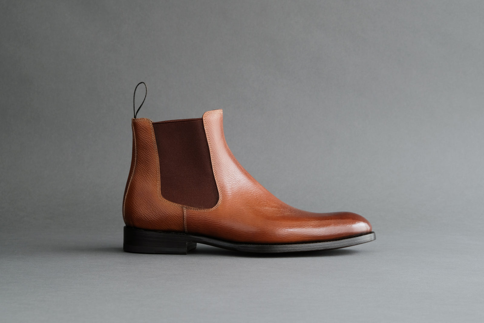 ZeroThreeThree.Liam Chelsea Boots From Long Grain Russian Calf ZONKEY BOOT