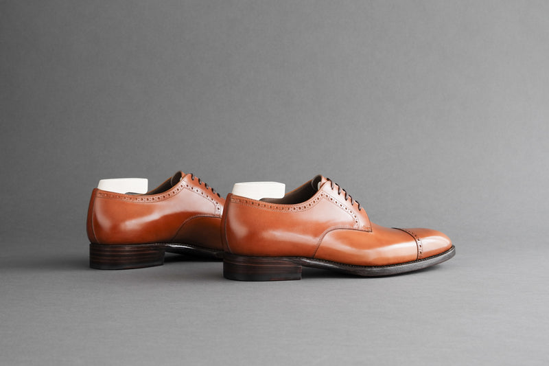 ZeroFiveThree.Havana Toe-Cap Derby Shoes from Bavarian Calf