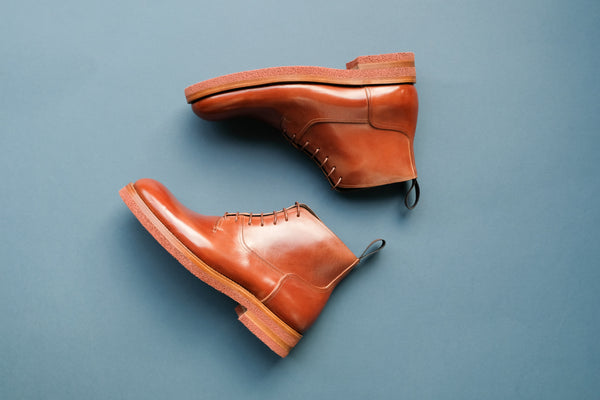 TwoOneSeven.Roan Countryman Derby Boots from Horsehide