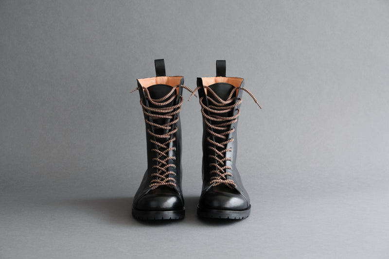TwoFiveFive.Parachute Military Boots From Horse Leather