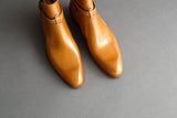 TwoSevenThree.Kenji Single Strap Jodhpur Boots From Bavarian Grain Calf