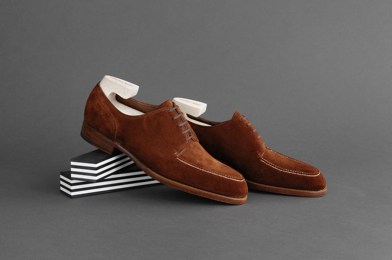 TwoOneFour.Ragnar Split-toe Derby From Calf Suede