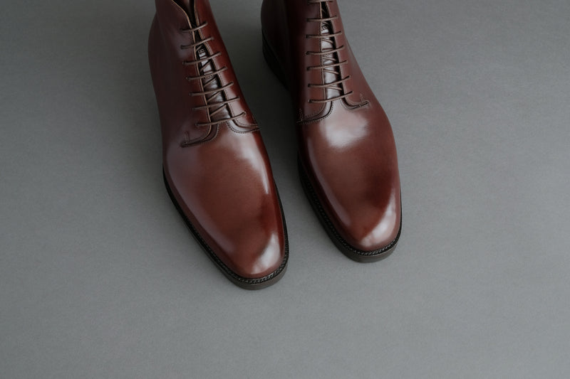 TwoThreeOne.Homer Wholecut Derby Boots From Bavarian Calf