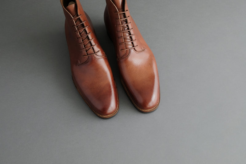 TwoThreeOne.Work II Wholecut Derby Boots from Russian Calf