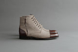 ZeroZeroOne.Akio Derby Boots from Bavarian Calf and Wool