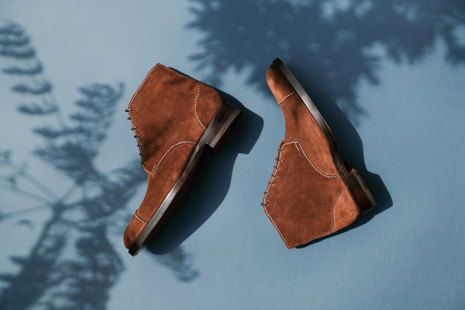 靴 Tricker's Hans Gaucho Suede Derby 8 Zonkey_Boot_hand_welted_toe-